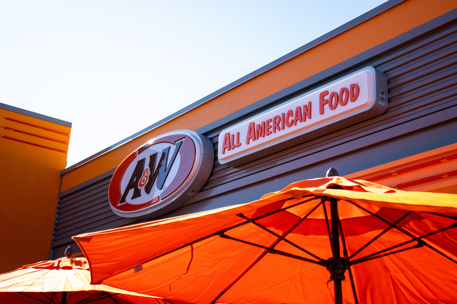 Exterior photo of A&amp;amp;W Restaurant sign during the daytime in Richmond, KY. 