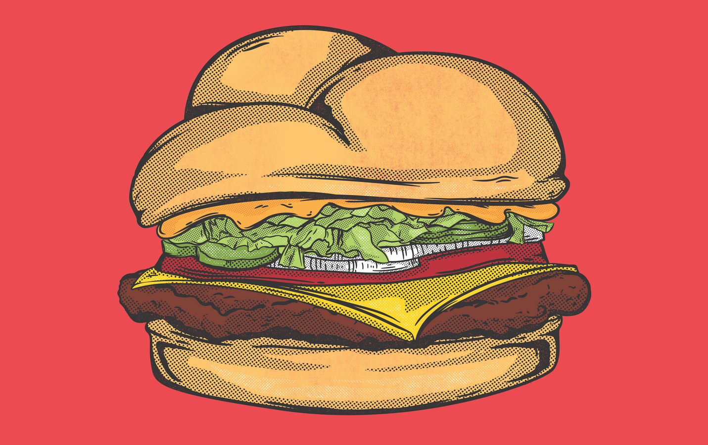 Burger Pop Art